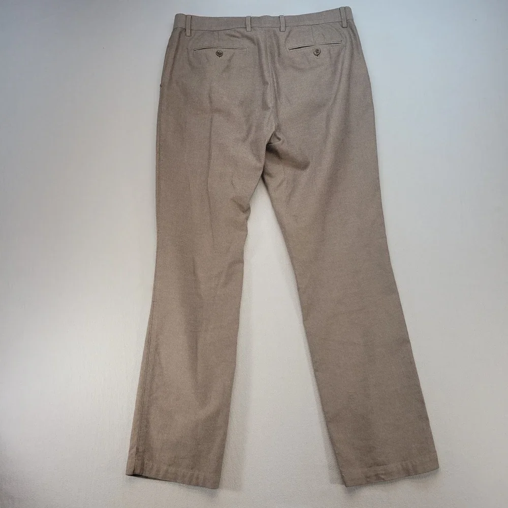 Banana Republic Kentfield Pant Mens 32x32 Tan Khaki Cotton Twill Chino Straight